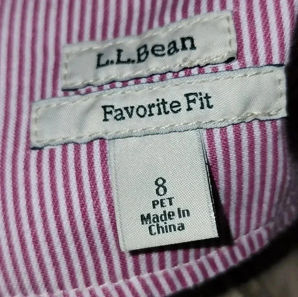 L.L. Bean favorite fit corduroy pants size 8 Petite - Picture 3 of 4